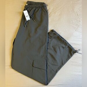 dark gray pac-sun baggy cargo pants